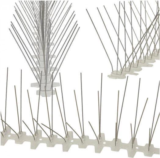 Estructura resistente de acero inoxidable y PP