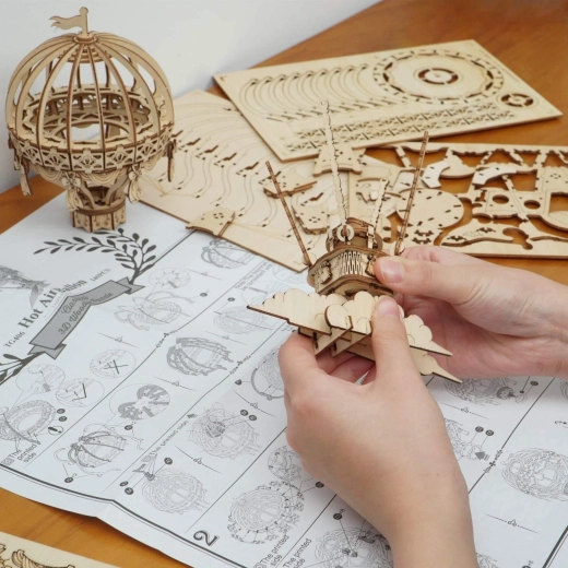 Diversión creativa con puzle 3D