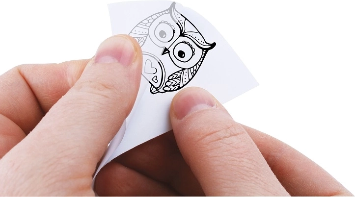 Pegatinas de transferencia y ojos para decorar rápidamente