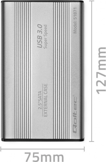 Cuerpo de aluminio elegante y resistente