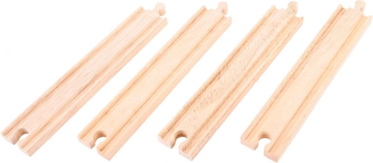 Piezas rectas largas para tramos más extensos