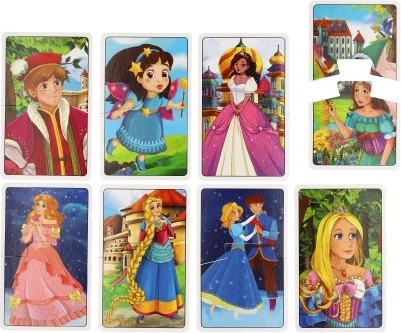 Cartas de cuento de hadas coloridas