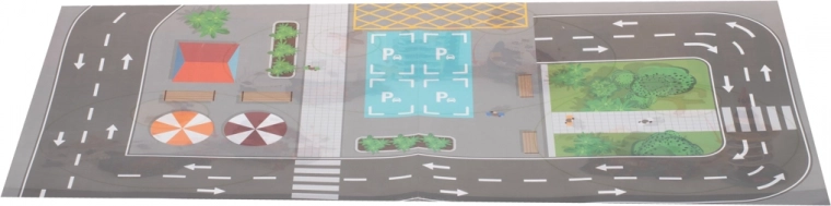 Alfombrilla de juego con ciudad incluida