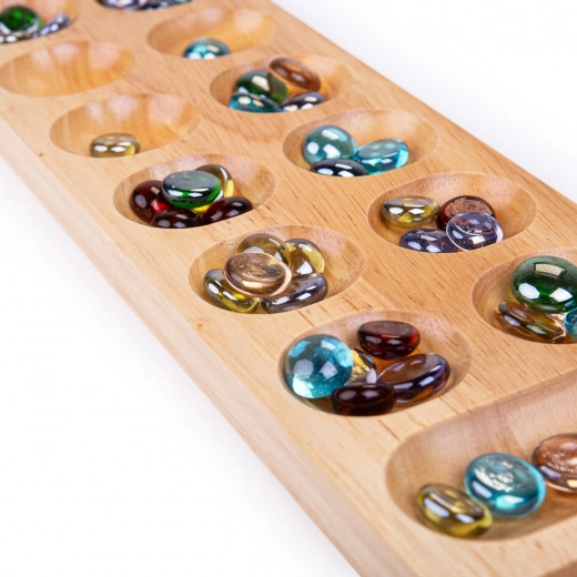 Piedras de vidrio de colores para practicar el cálculo