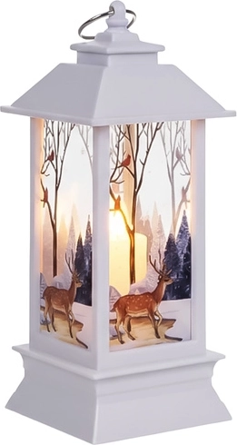 Luz LED cálida con efecto vela