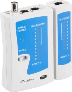 Prueba universal RJ-45, RJ-11/RJ-12 y coaxial
