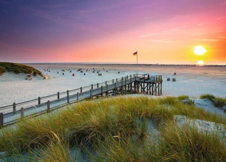 Paisaje atmosférico de Amrum