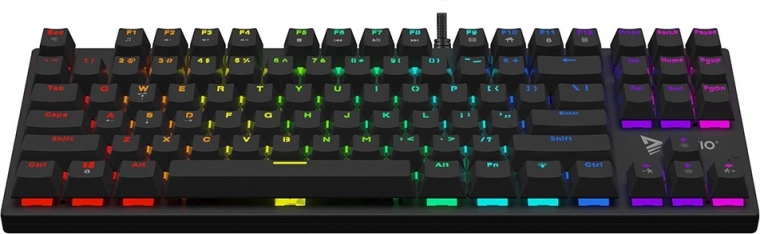 Retroiluminación RGB con 18 modos y software dedicado