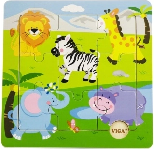 Aprender jugando con animales del safari