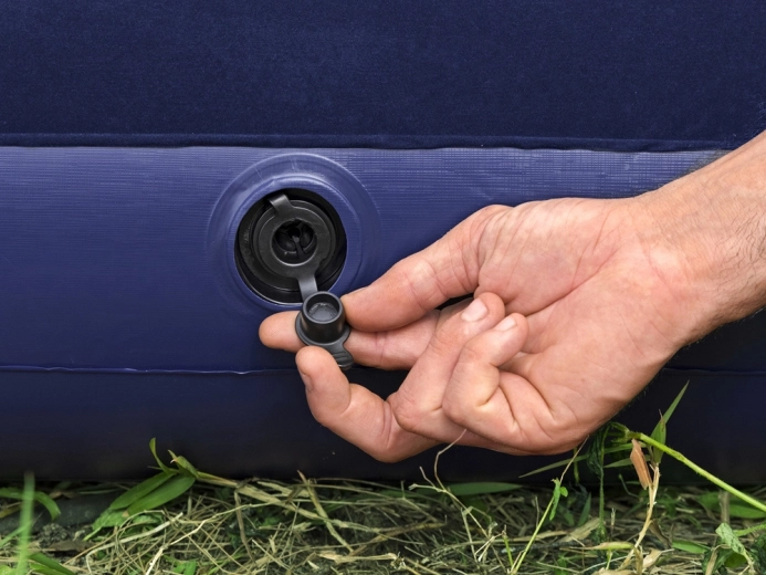 Inflado rápido gracias a la bomba de pie integrada