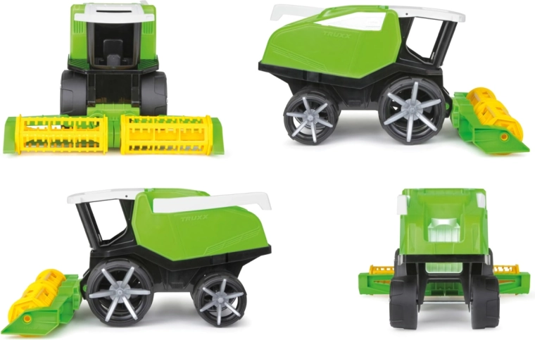 Partes móviles como en una cosechadora real