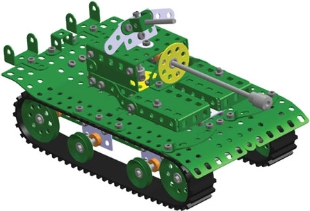 Tanques realistas a partir de piezas metálicas