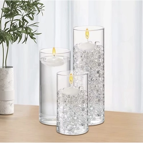 Efecto decorativo inmediato para jarrones y portavelas