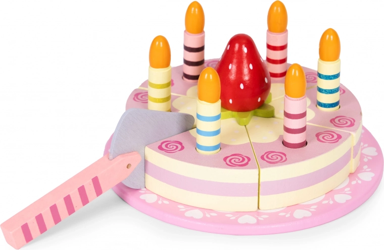 Velas y fresita para la magia de la celebración