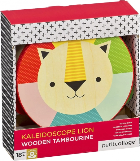Alegre diseño de león que entretiene