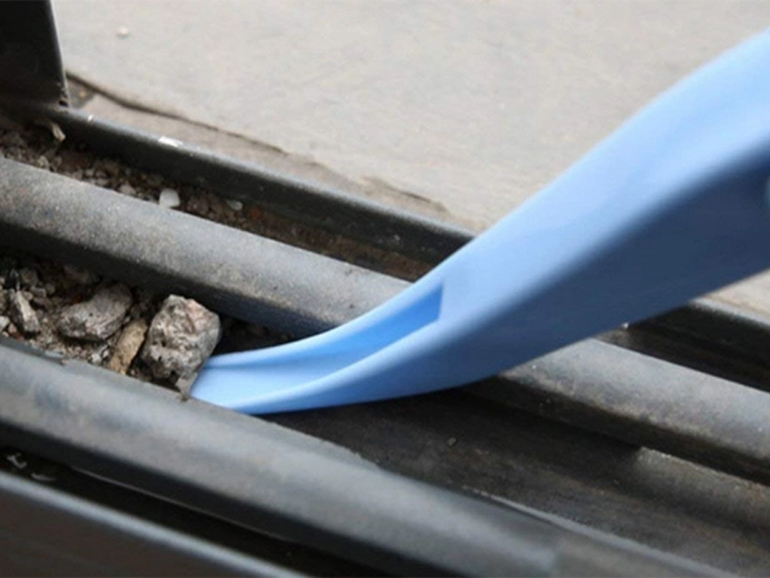 Raspador desmontable para suciedad resistente