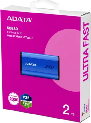 Velocidad de hasta 2000 MB/s para trabajar al instante