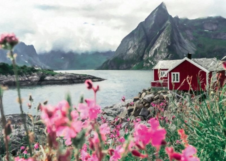 Impresionante motivo de Lofoten en Noruega