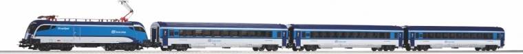 Modelo detallado ČD railjet con iluminación