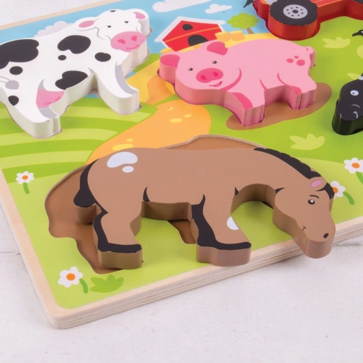 Aprender jugando: animales de la granja