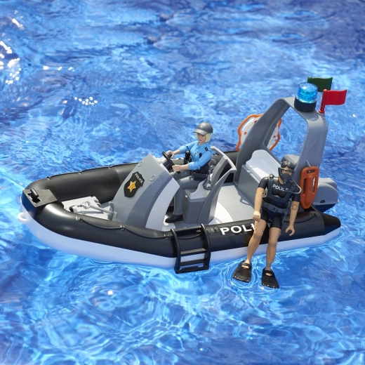 Lancha flotante para rescate acuático