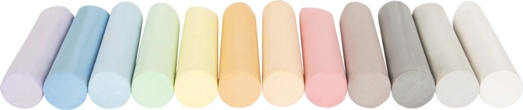 Amplia paleta de colores pastel