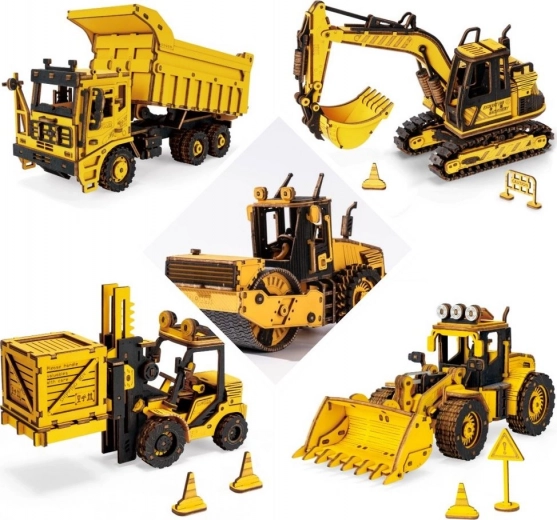 Parte de la colección de maquinaria de construcción