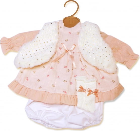 Encantador set de 4 piezas para muñecas de 42 cm