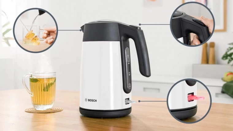 Ahorro de energía con indicador de una taza