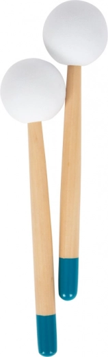 Puntas amortiguadoras en las baquetas para un toque más silencioso