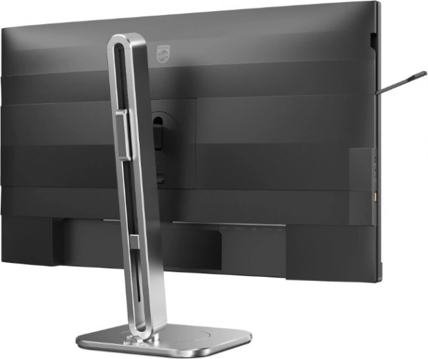 Ergonomía con pivote y gestión de cables limpia