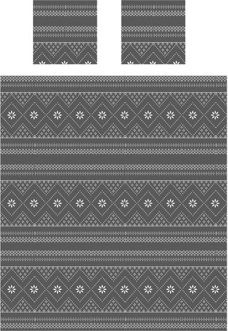 Diseño invernal con estilo en gris