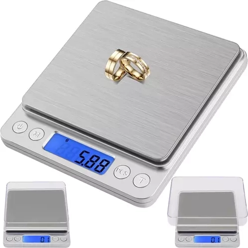 Precisión de 0,01 g para resultados profesionales