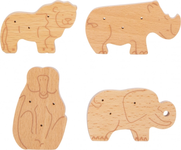 Galletas de madera robustas