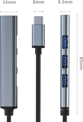 Diseño compacto de aluminio