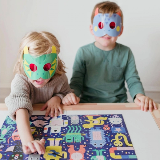 Diversión interactiva con máscaras 3D