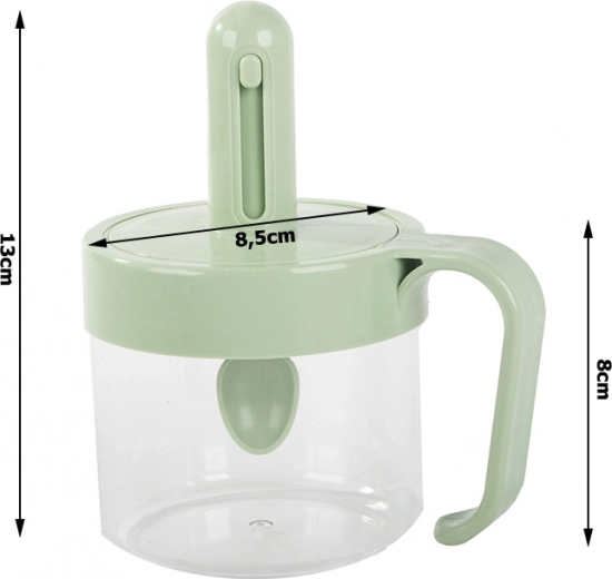 Compacto 0,2 l para orden en la despensa