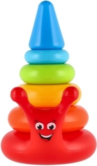 Aros coloridos y punta cónica