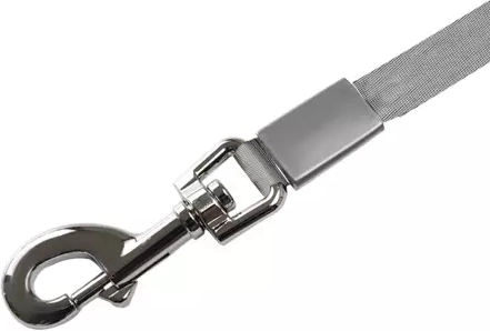 Cinta resistente y mosquetón metálico