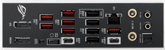 Conectividad de primera: USB4, Wi‑Fi 7 y 5GbE