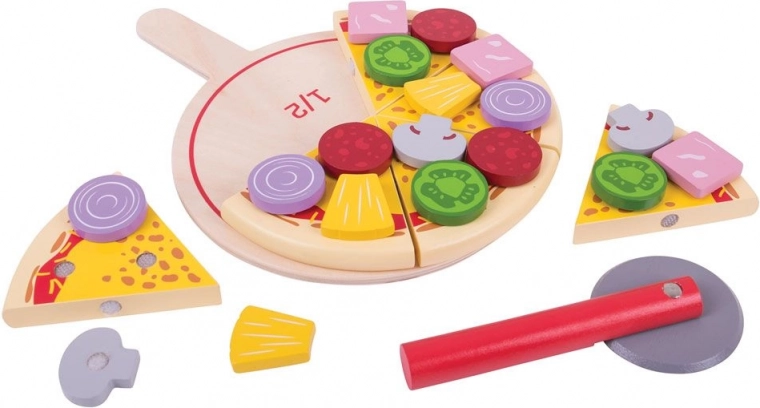 Ingredientes de colores con velcro