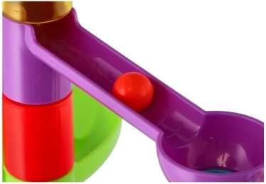 Pistas coloridas para mayor atractivo visual