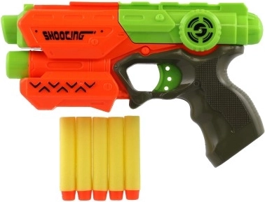 Incluye 5 dardos de espuma