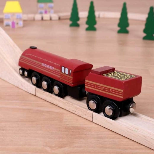 Compatible con la mayoría de vías de tren de madera