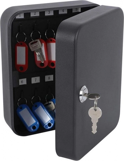 Capacidad para 48 llaves con organización clara