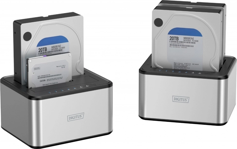 Compatibilidad con HDD y SSD de 2,5" y 3,5"