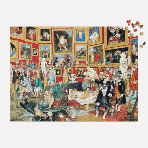 1500 piezas llenas de arte gatuno
