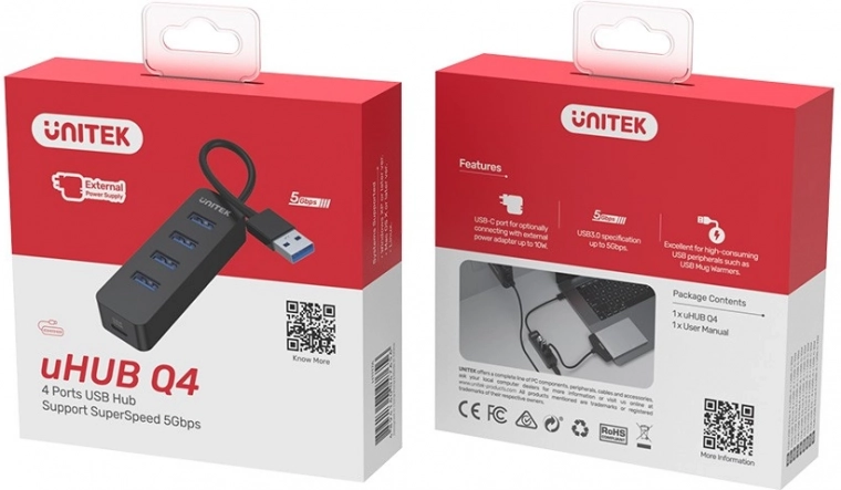 Alimentación adicional mediante USB‑C (hasta 10 W)