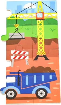 Máquinas de construcción que divierten y enseñan