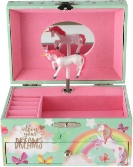 Melodía mágica y unicornio giratorio